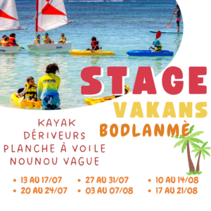STAGE VACANCES ETE GUADELOUPE