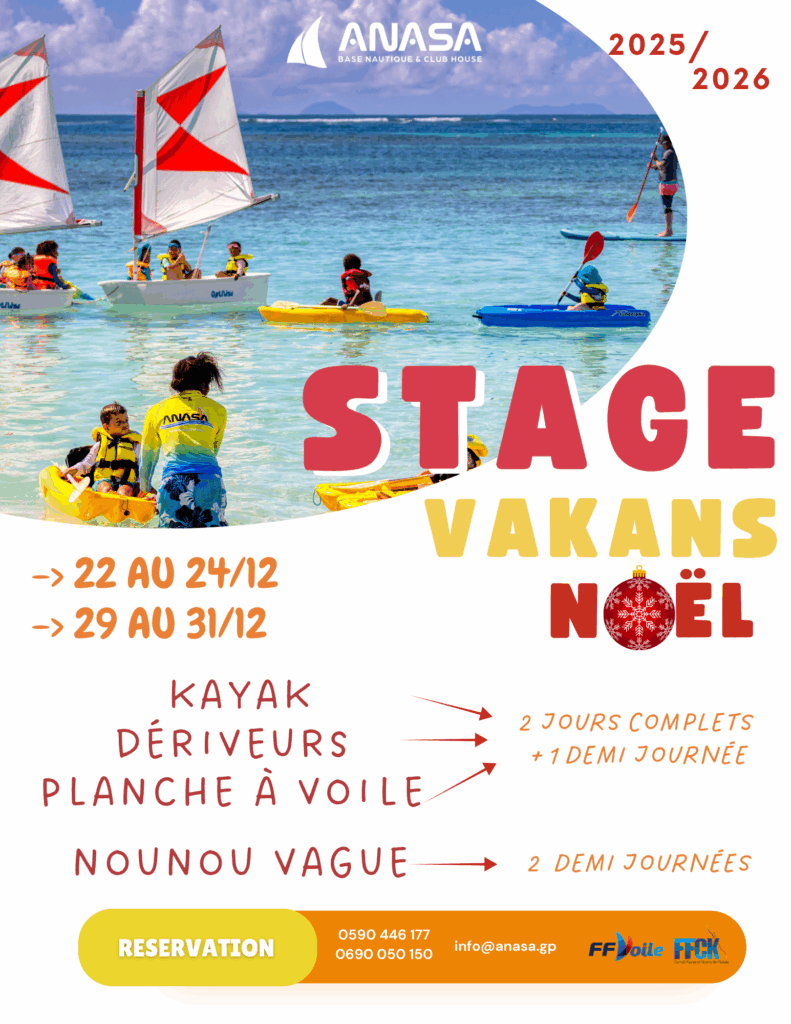 STAGE VACANCES NOEL GUADELOUPE 2025