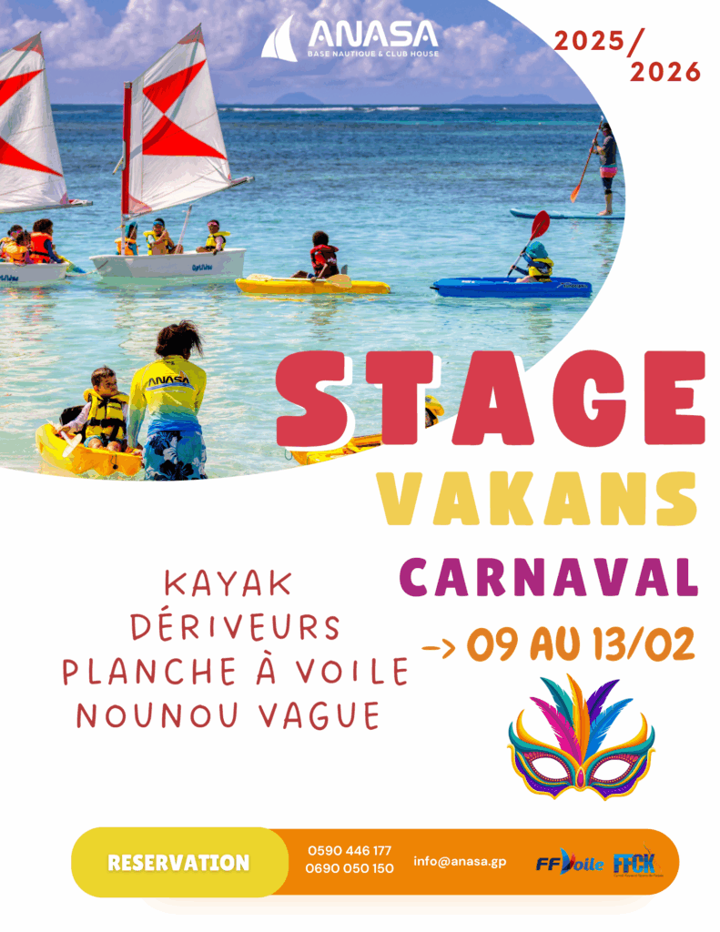 STAGE VACANCES CARNAVAL GUADELOUPE 2026