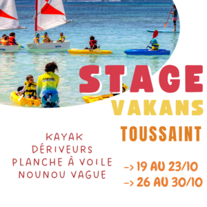 Stage Vakans Toussaint 2026
